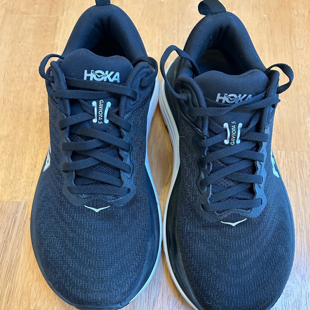 Hoka Gaviota 5 Wide Size 6.5 D BLACK